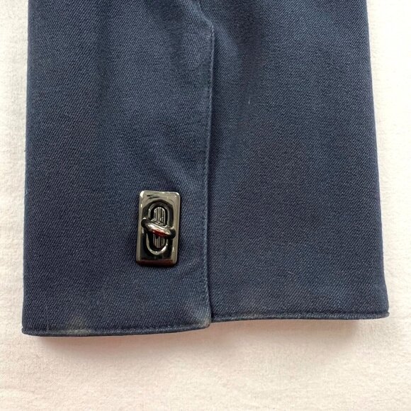 Lauren Ralph Lauren Womens Jacket Size 10 Four Pockets Toggle Closures Navy - Picture 13 of 16